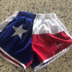 Texas flag shorts